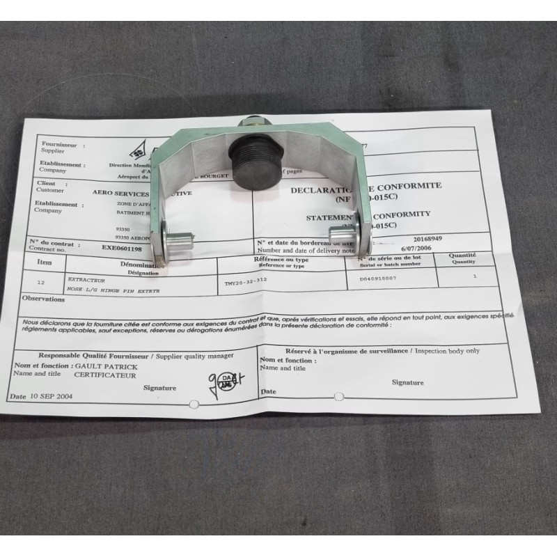 TMY20-32-312 - EXTRACTEUR - NOSE LG HINGE PIN EXTRACTOR