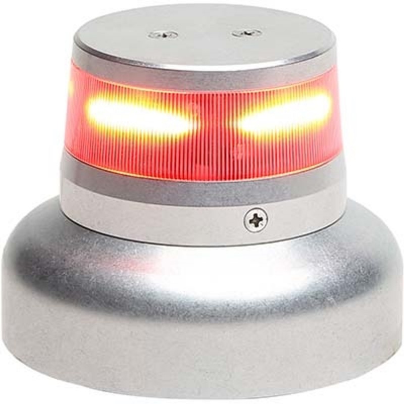 01-0772010-12, Whelen ORION 360 LED Beacon Red 28VDC, 3.75 Dia, Model OR36R2W