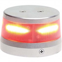 01-0772010-10, Whelen ORION 360 LED Beacon Red 28VDC, 2.6 Dia, Model OR36R2N