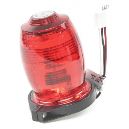 01-0770019-18, Whelen A470AR, Strobe Head Assembly Red Lens.