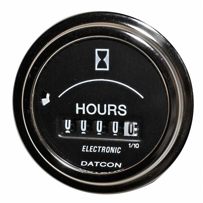 100223 - DATCON HOUR METER 876 12/24 VDC