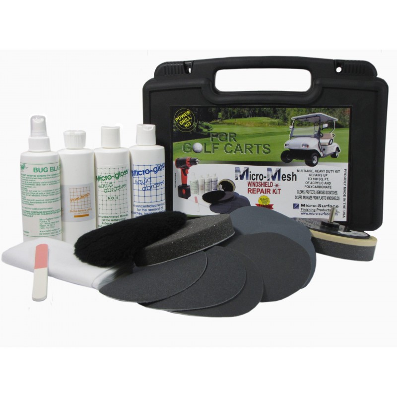 MICROMESH® GOLF CART WINDSHIELD REPAIR DRILL KIT